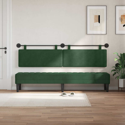 Hangend Hoofdeinde Jungle Groen 210 x 55 x 5 cm Katoen Stof