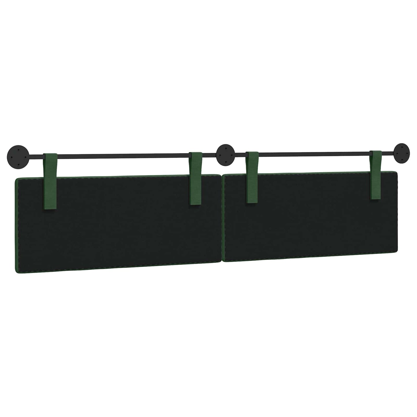 Hangend Hoofdeinde Jungle Groen 210 x 55 x 5 cm Katoen Stof