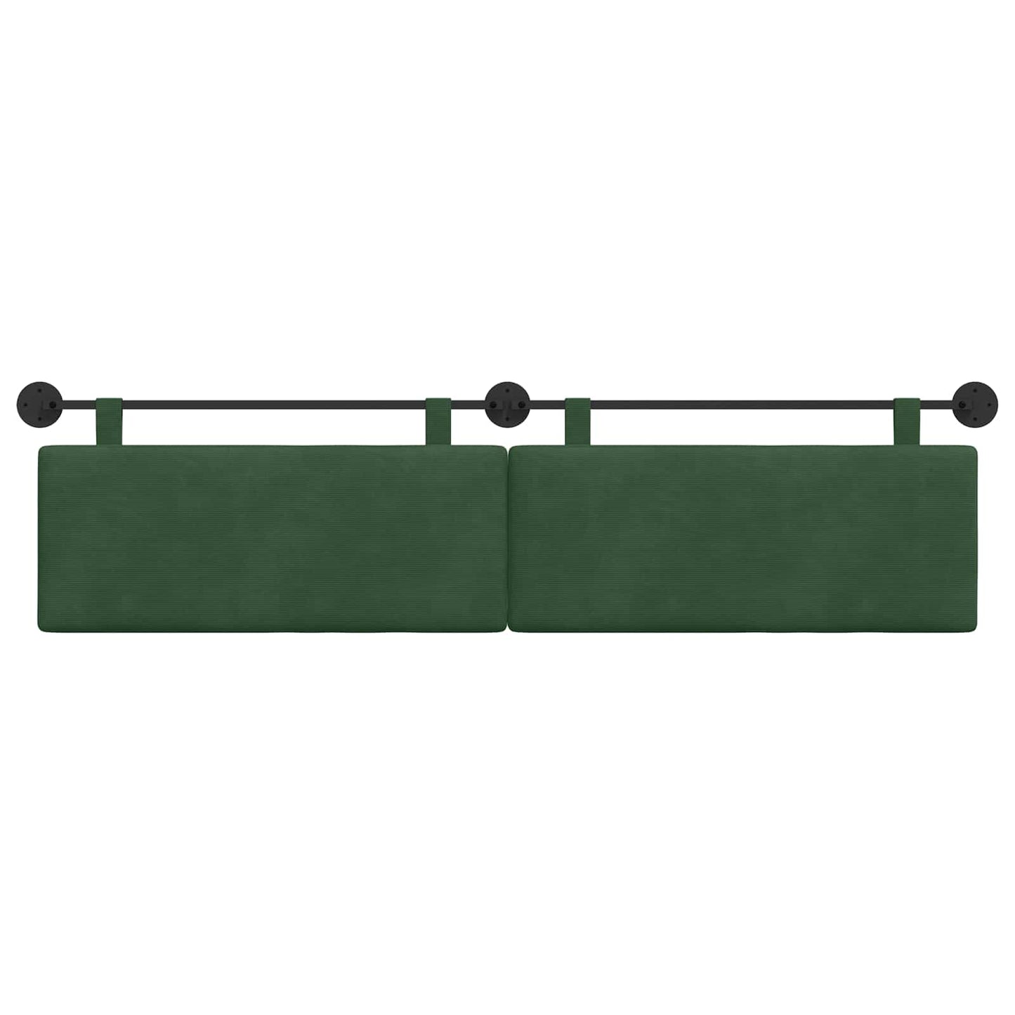 Hangend Hoofdeinde Jungle Groen 210 x 55 x 5 cm Katoen Stof