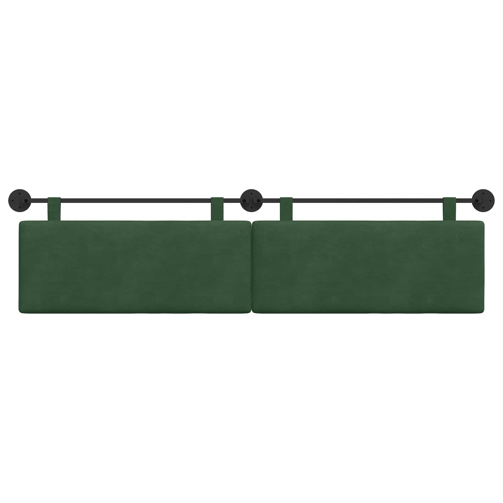 Hangend Hoofdeinde Jungle Groen 210 x 55 x 5 cm Katoen Stof