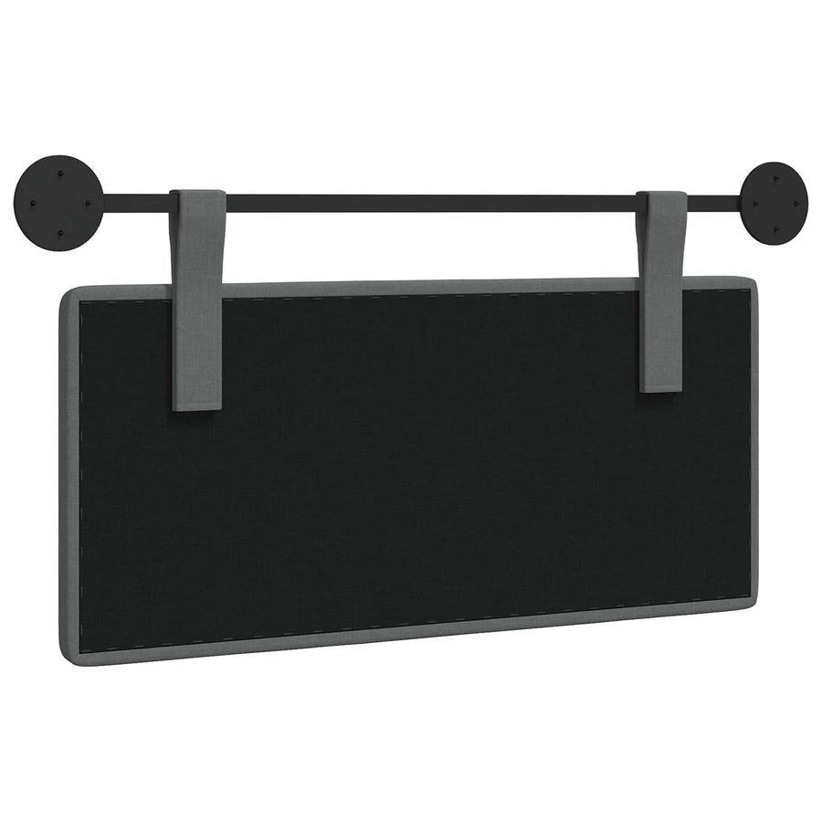Hangend Hoofdeinde Donkergrijs 90 x 55 x 5 cm Stof