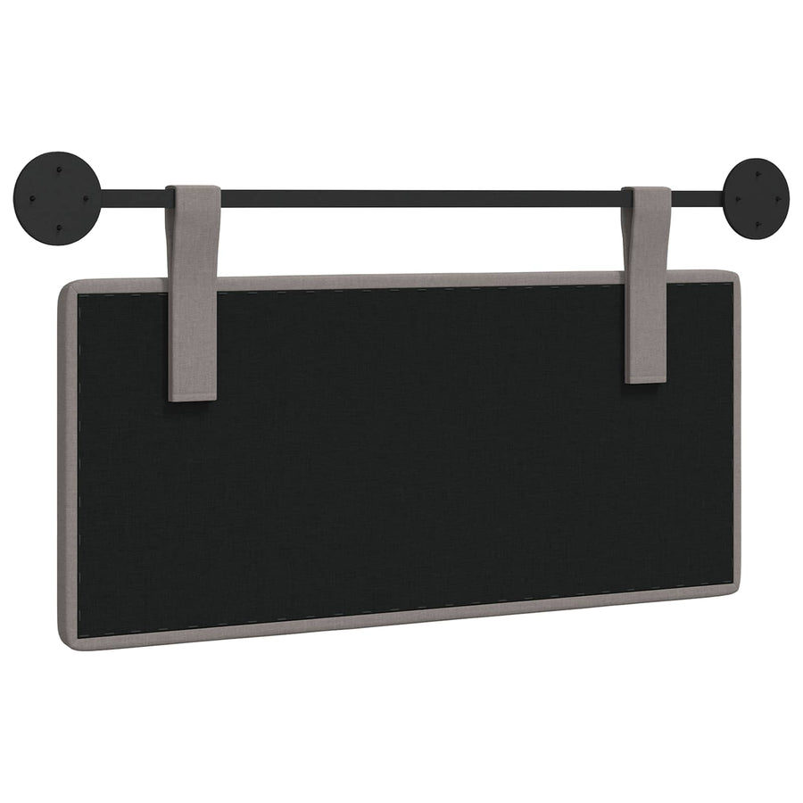 Hangend Hoofdeinde Wandgemonteerd Taupe 100 x 55 x 5 cm Stof