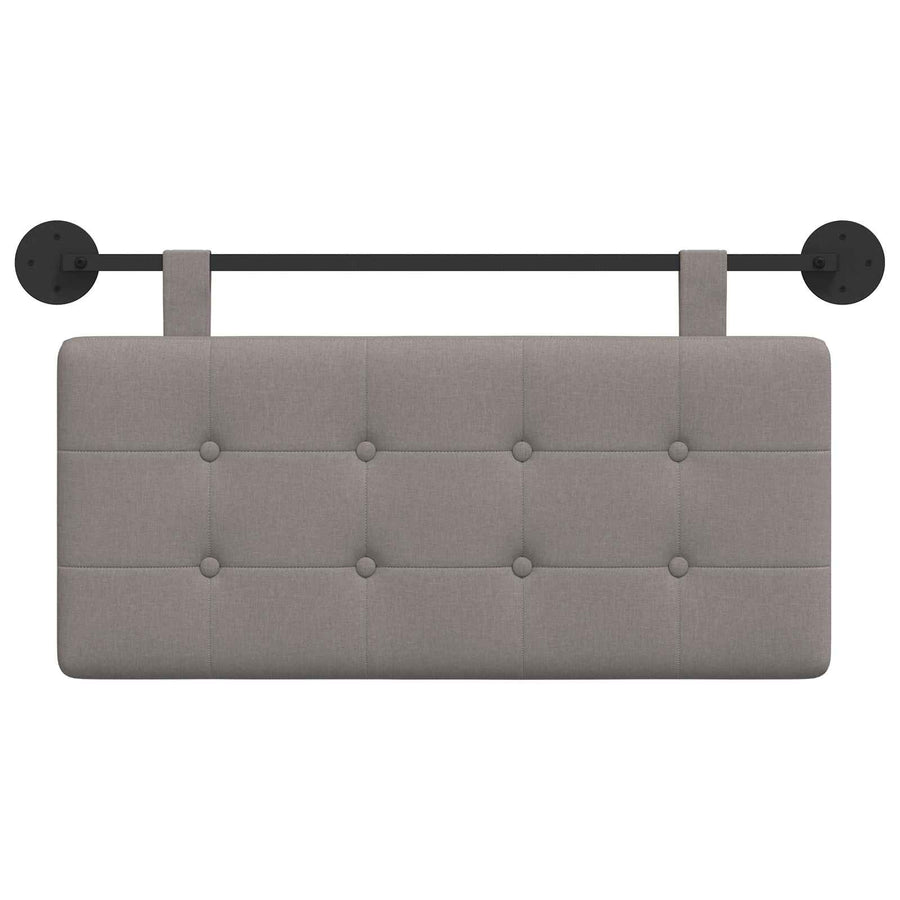 Hangend Hoofdeinde Wandgemonteerd Taupe 100 x 55 x 5 cm Stof