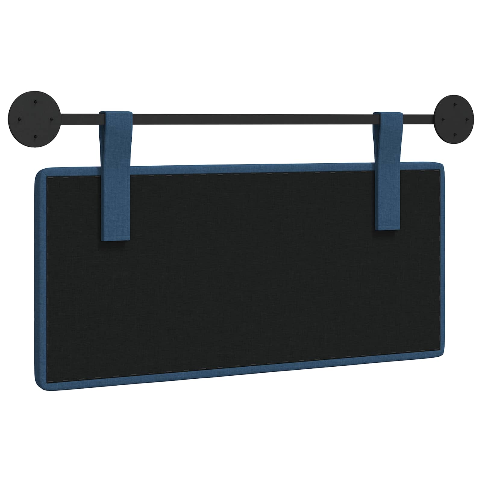 Hangend Hoofdeinde Wandgemonteerd Blauw 100 x 55 x 5 cm Stof