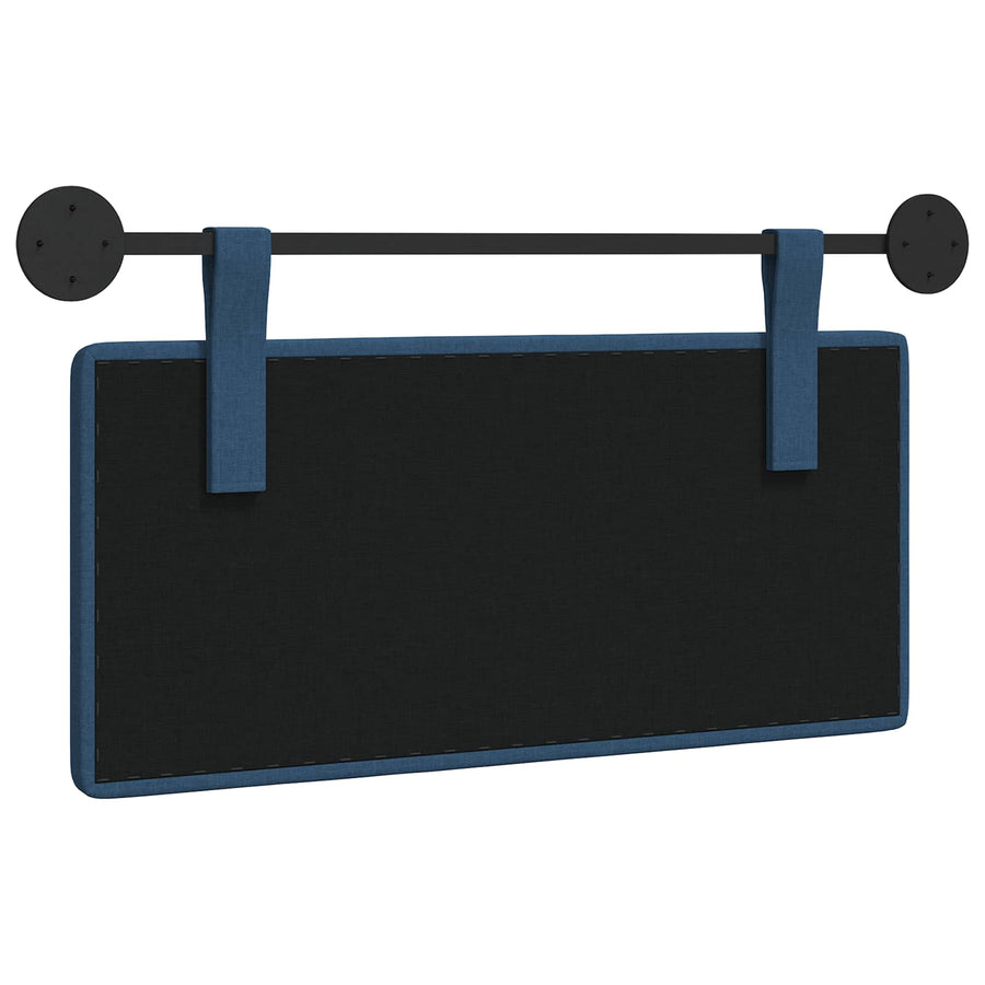 Hangend Hoofdeinde Wandgemonteerd Blauw 100 x 55 x 5 cm Stof