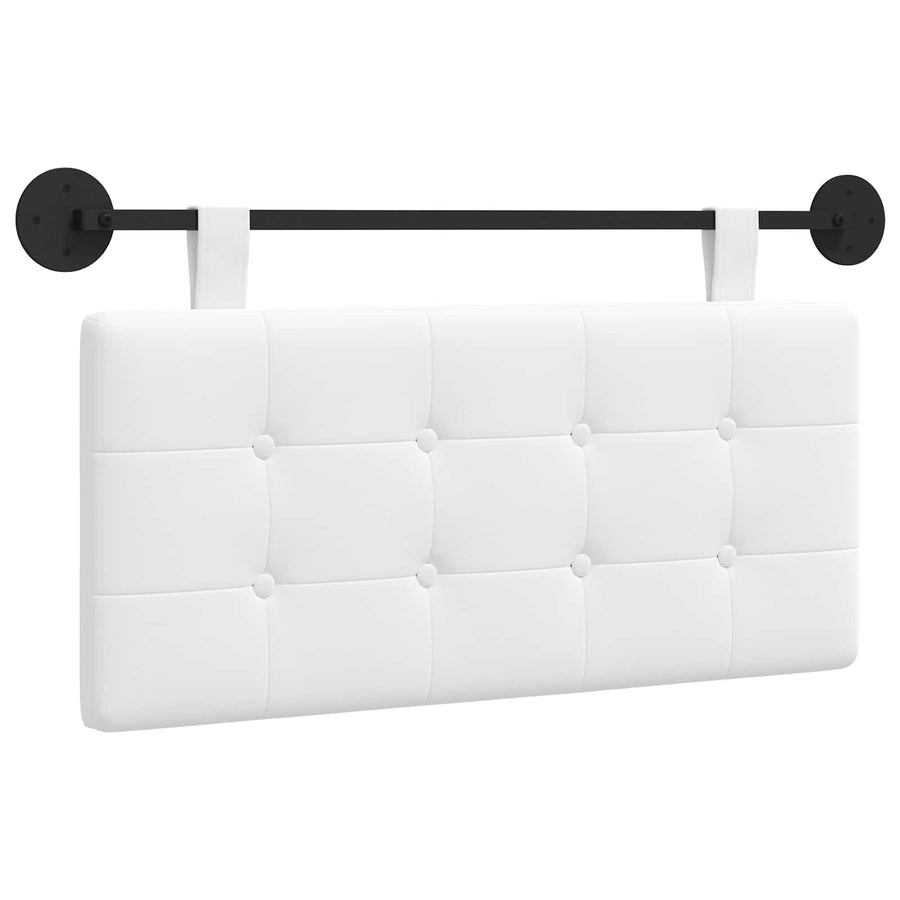 Hangend Hoofdeinde Wandgemonteerd Wit 100 x 55 x 5 cm Stof