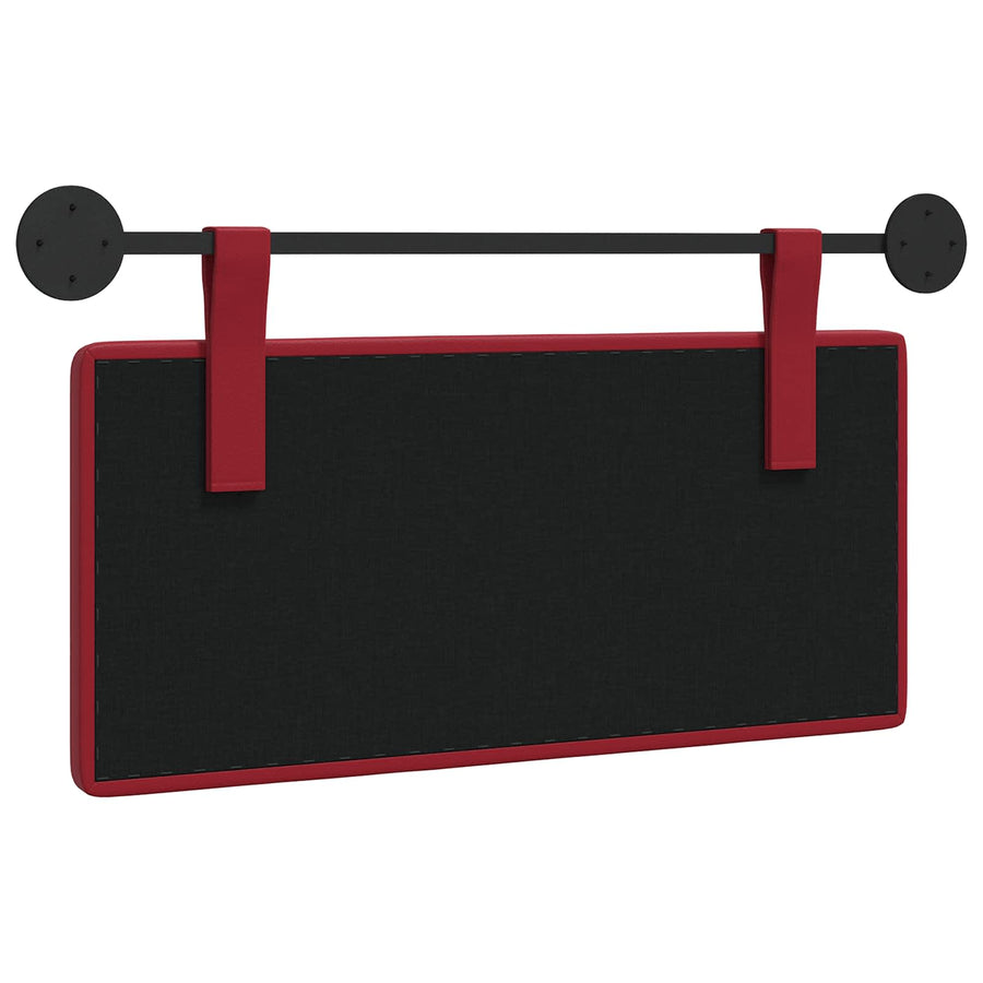 Hangend Hoofdeinde Wijnrood 100 x 55 x 5 cm Nep Leer