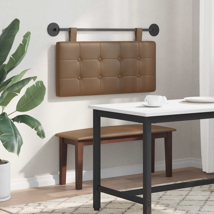 Hangend Hoofdeinde Cappuccino 100 x 55 x 5 cm Nep Leer