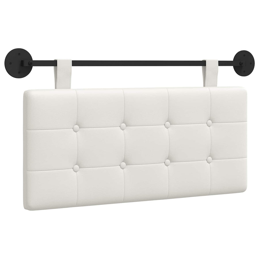 Hangend Hoofdeinde Wandgemonteerd Wit 100 x 55 x 5 cm Nep Leer