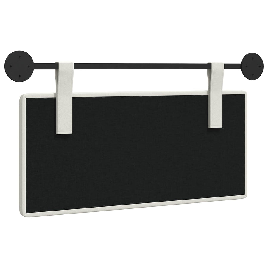 Hangend Hoofdeinde Wandgemonteerd Wit 100 x 55 x 5 cm Nep Leer
