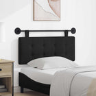 Hoofdbord wandmontage stof 100 cm zwart