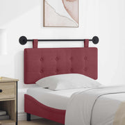 Hoofdbord wandmontage 100 cm rood stof