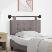 Hoofdeinde stof 100 cm taupe wandmontage