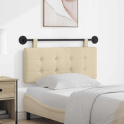 Hoofdeinde wandmontage stof 100 cm crème