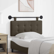 Hoofdeinde wandmontage 110x55x5 cm grijs nep leer