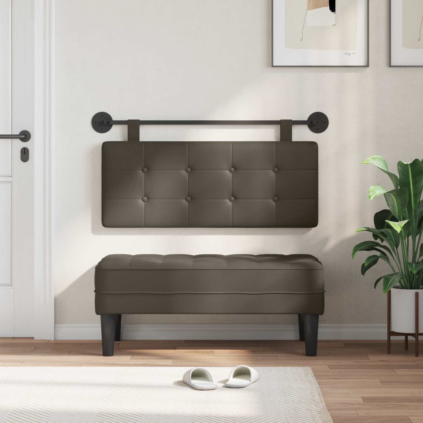 Hangend Hoofdeinde Wandgemonteerd Nep Leer 100 cm