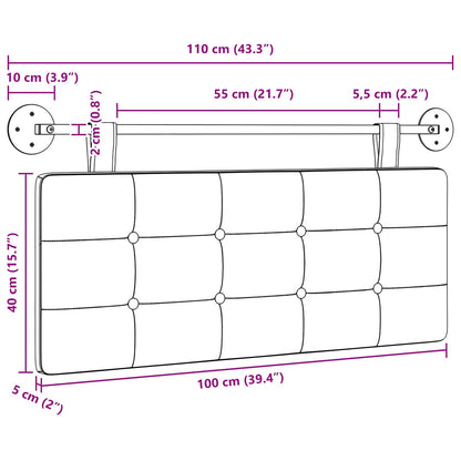 Hangend Hoofdeinde Wandgemonteerd Nep Leer 100 cm