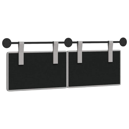 Hangend Hoofdeinde Wandgemonteerd Wolkengrijs 130 x 55 x 5 cm