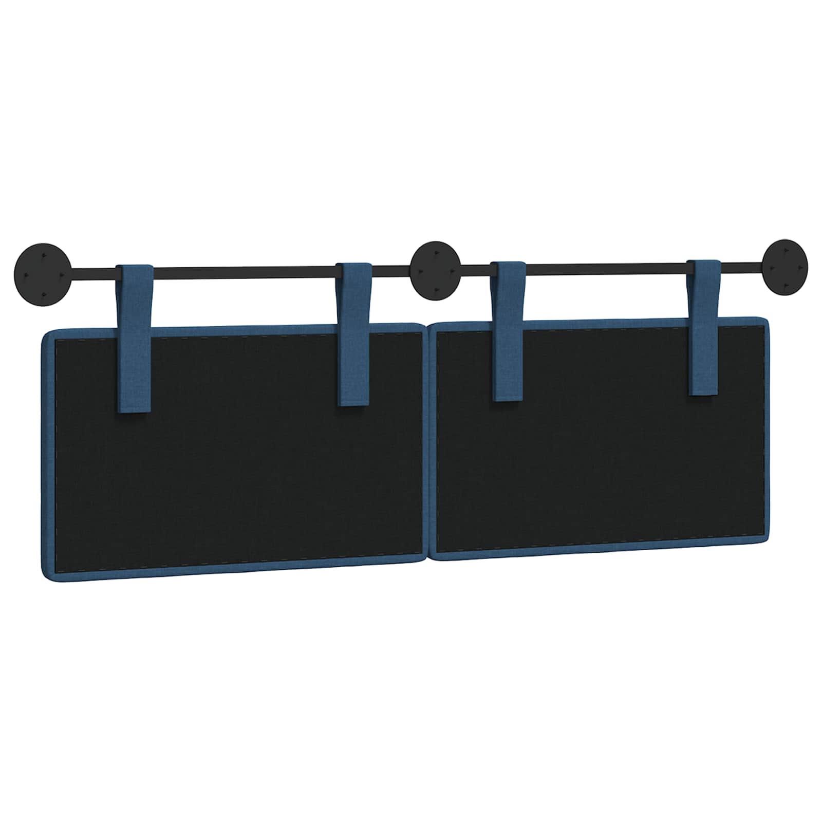 Hangend Hoofdeinde Wandgemonteerd Blauw 130 x 55 x 5 cm