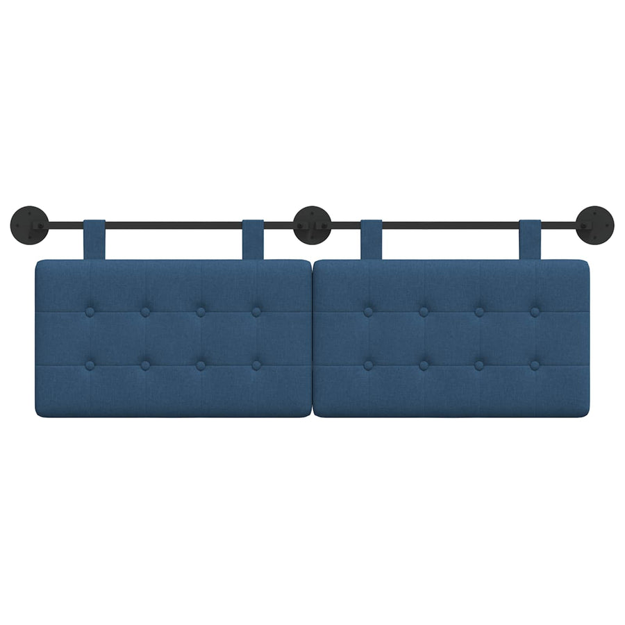 Hangend Hoofdeinde Wandgemonteerd Blauw 130 x 55 x 5 cm