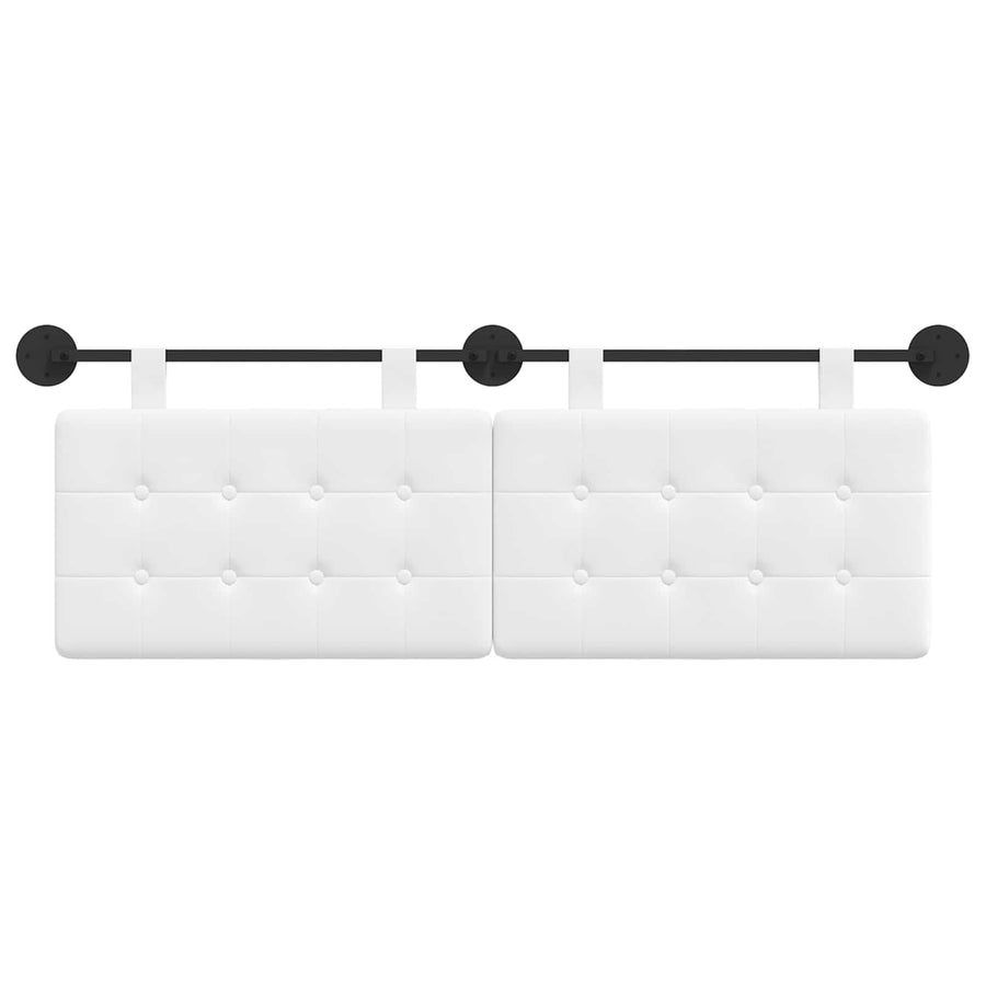Hangend Hoofdeinde Wandgemonteerd Wit 130 x 55 x 5 cm