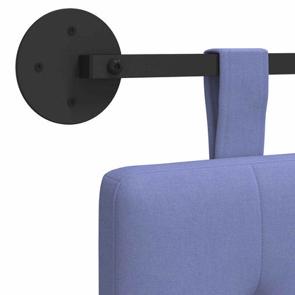 Hangend Hoofdeinde Wandgemonteerd Jeans Blauw 130 x 55 x 5 cm