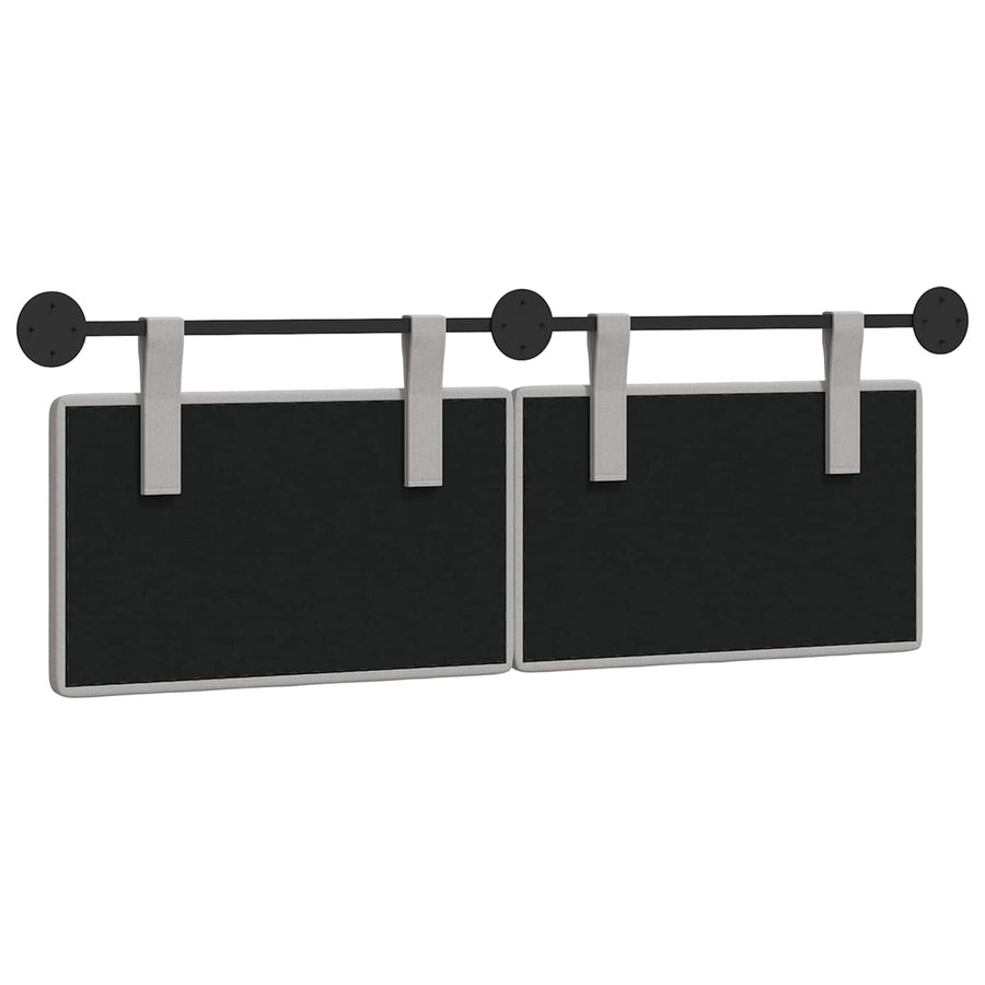Hangend Hoofdeinde Wolkengrijs 150 x 55 x 5 cm Stof