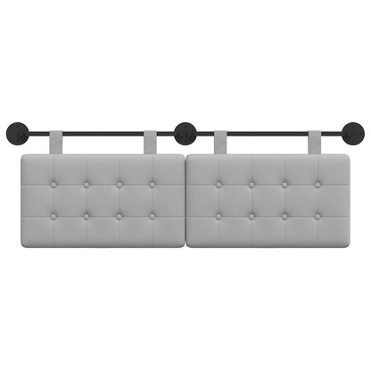 Hangend Hoofdeinde Wolkengrijs 150 x 55 x 5 cm Stof