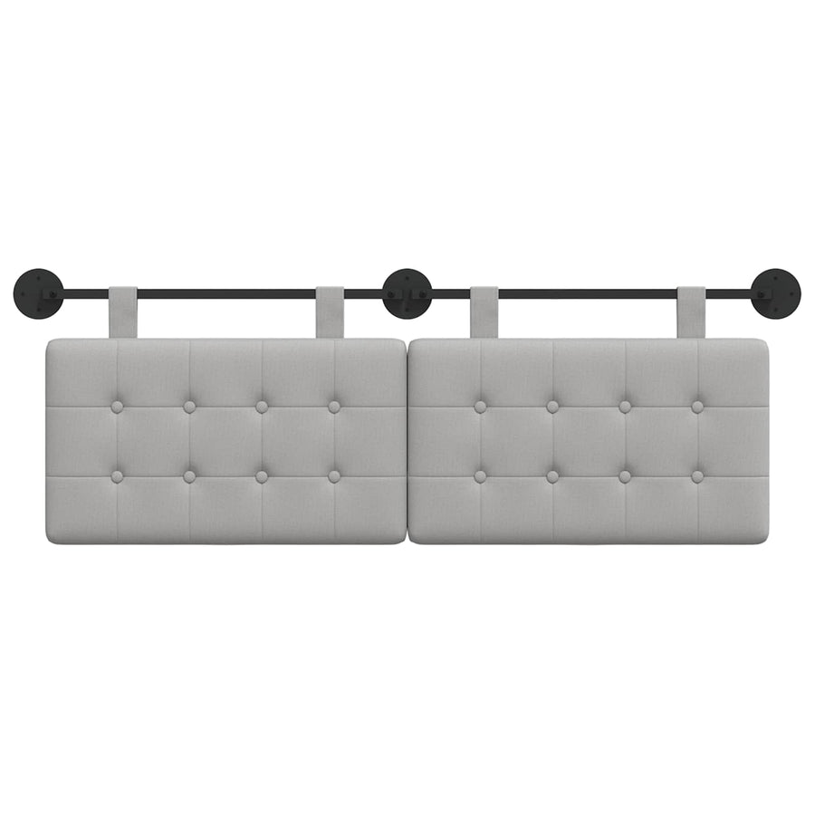 Hangend Hoofdeinde Wolkengrijs 150 x 55 x 5 cm Stof