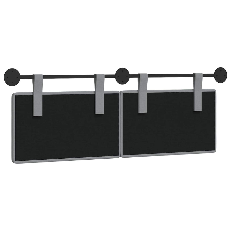 Hangend Hoofdeinde Wandgemonteerd Lichtgrijs 150 x 55 x 5 cm