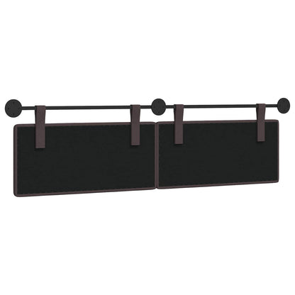 Hangend Hoofdeinde Donkerbruin 170 x 55 x 5 cm Stof