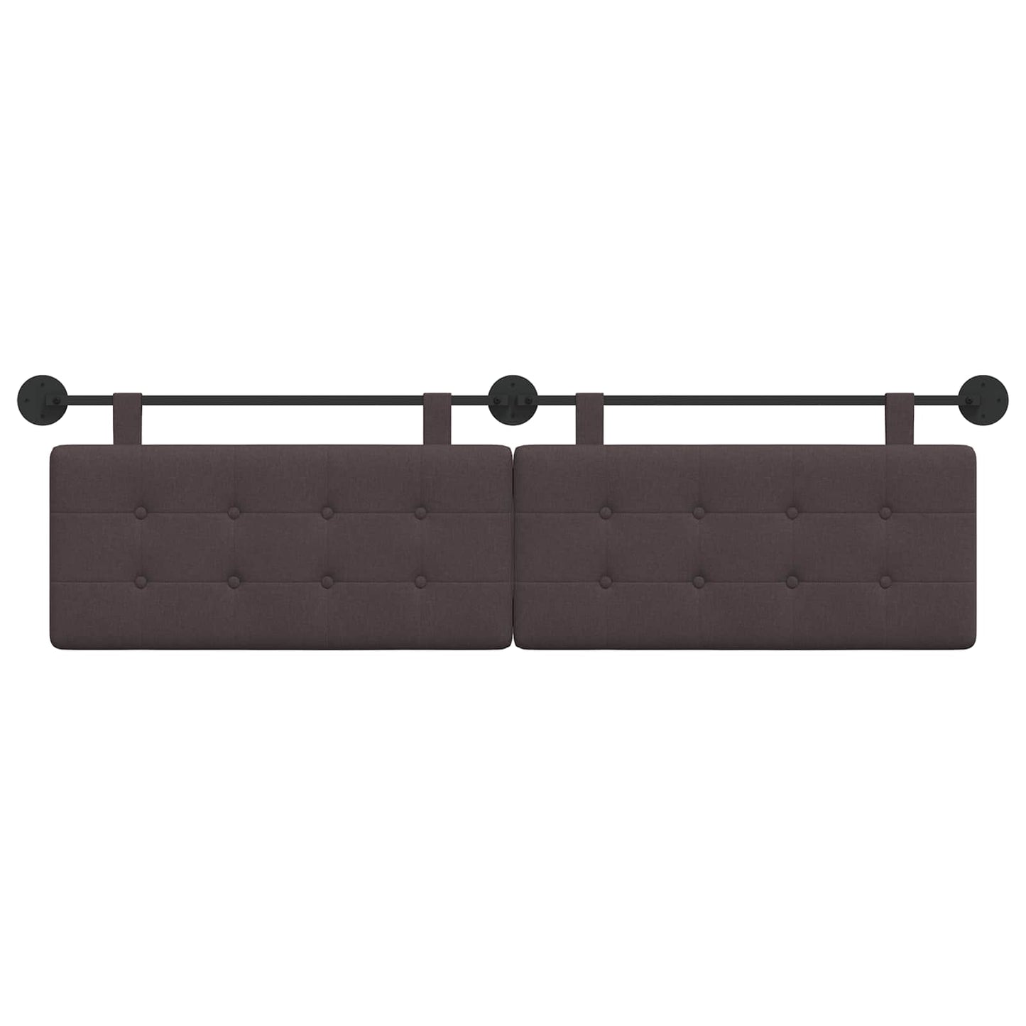 Hangend Hoofdeinde Donkerbruin 170 x 55 x 5 cm Stof