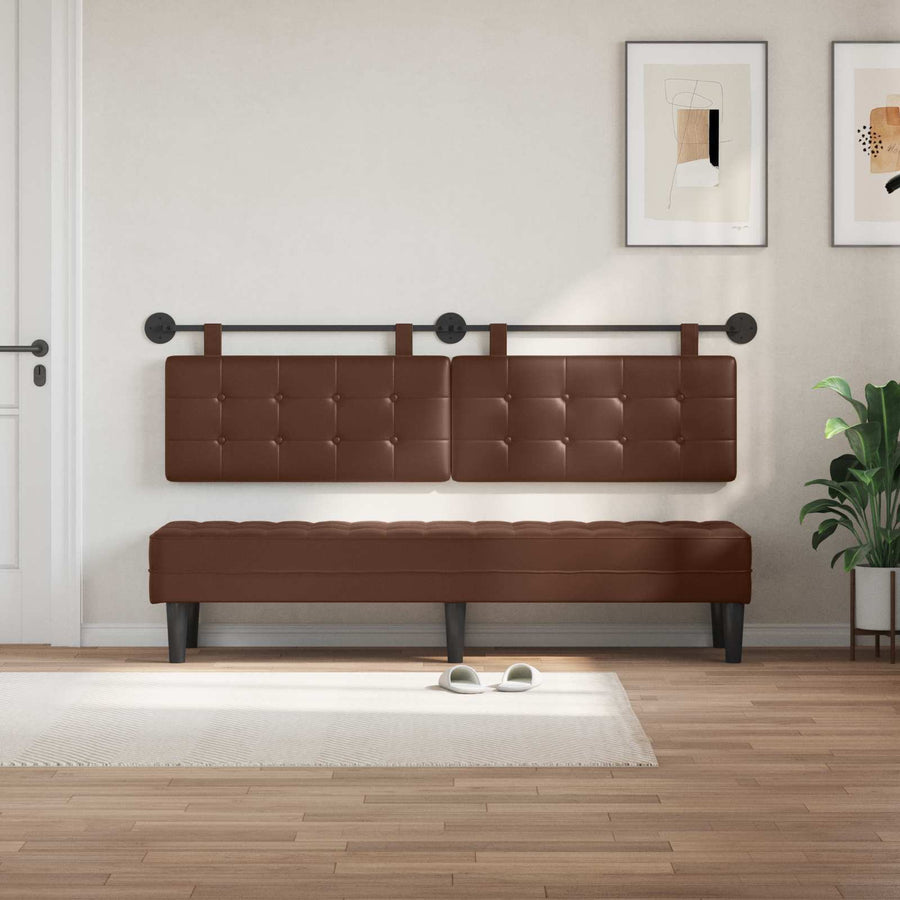 Hangend Hoofdeinde Wandgemonteerd Nep Leer 160 cm