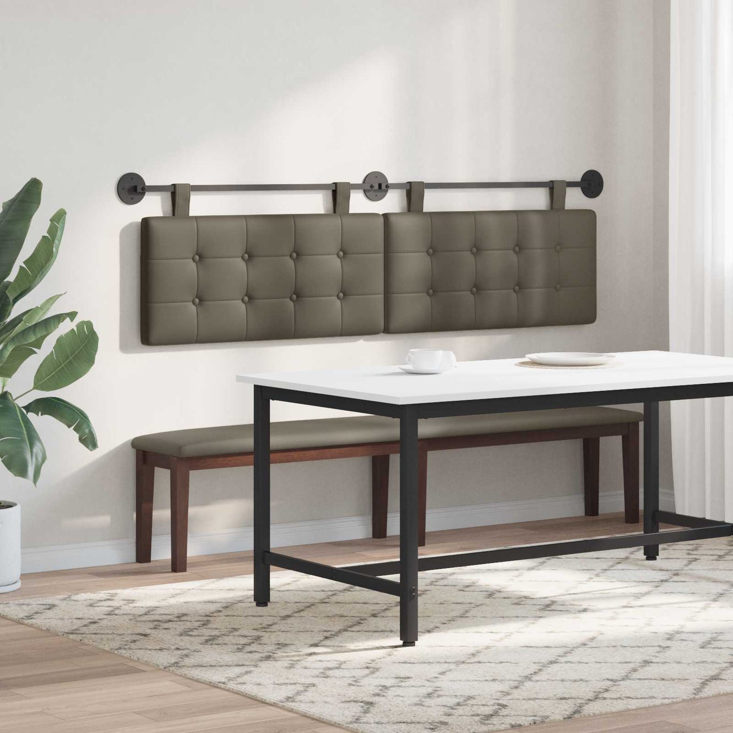 Hangend Hoofdeinde Wandgemonteerd Nep Leer 160 cm