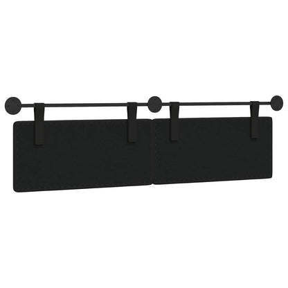 Hangend Hoofdeinde Zwart 170 x 55 x 5 cm Nep Leer