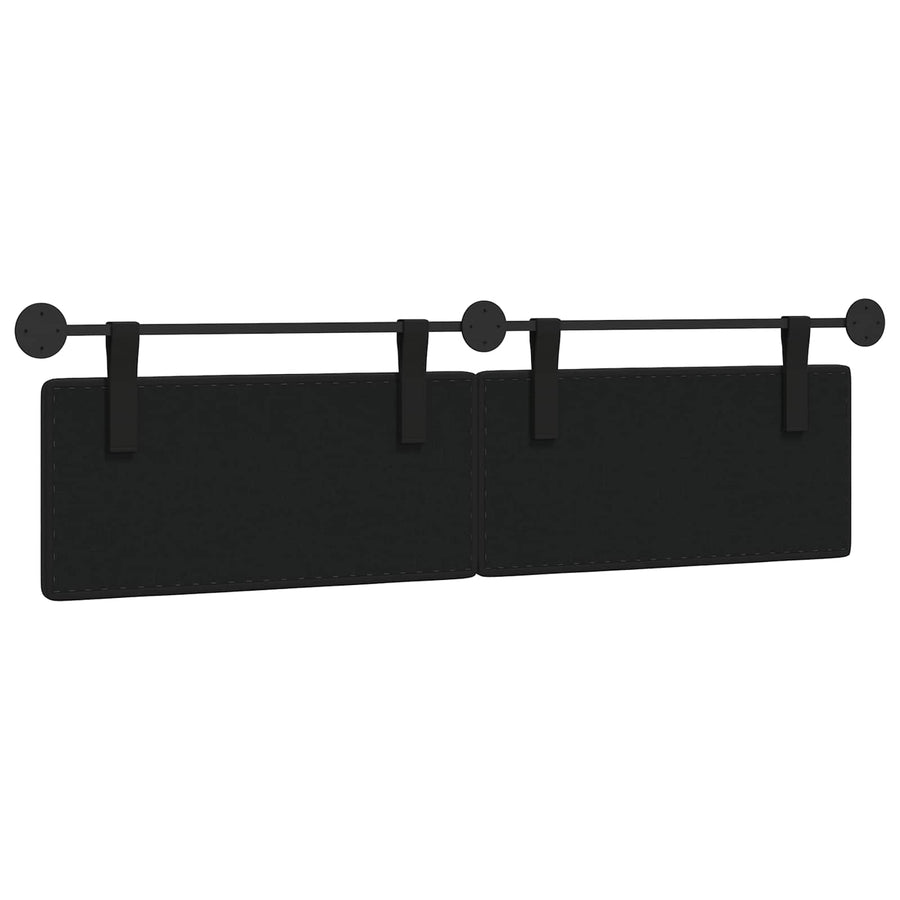 Hangend Hoofdeinde Zwart 170 x 55 x 5 cm Nep Leer