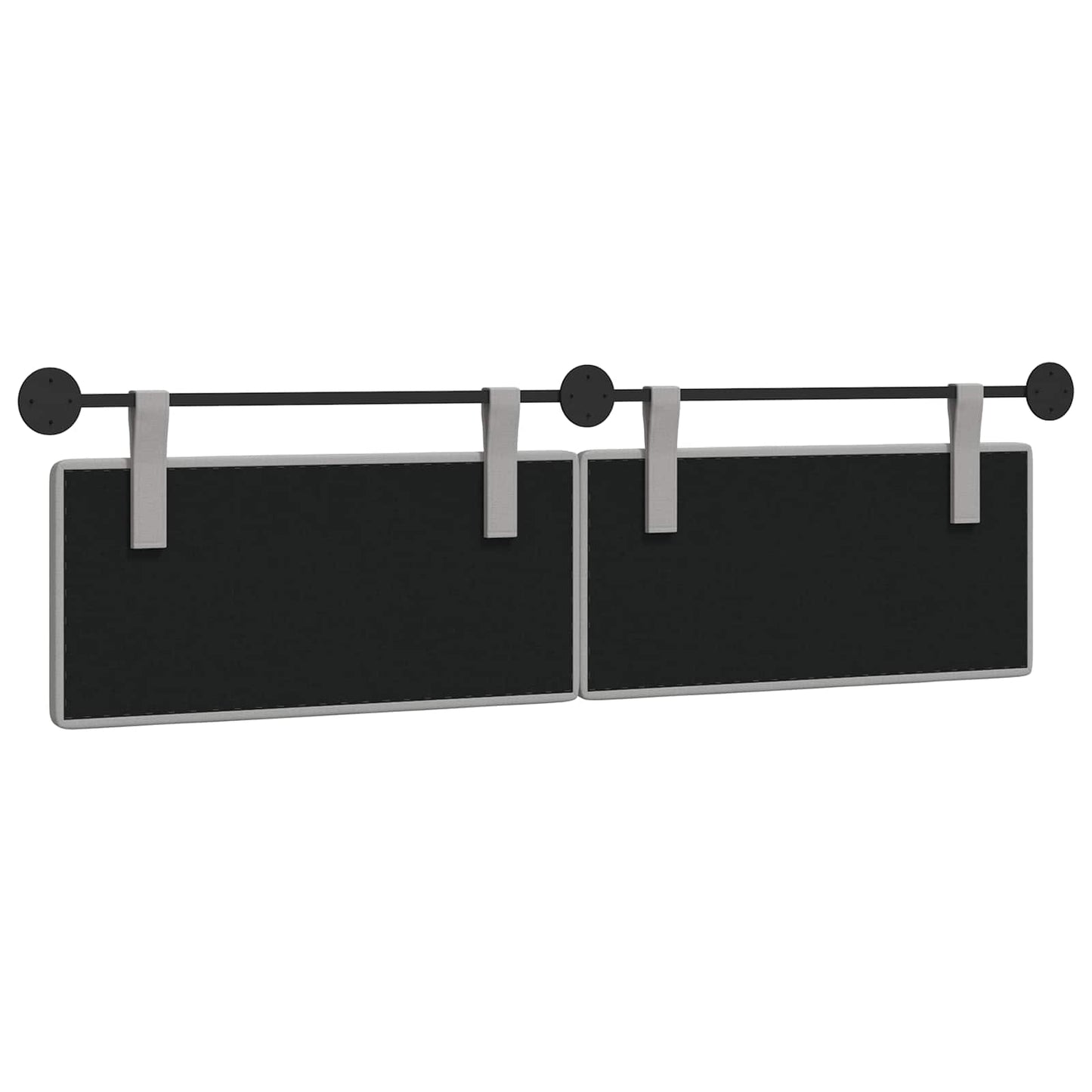 Hangend Hoofdeinde Wolkengrijs 190 x 55 x 5 cm Stof