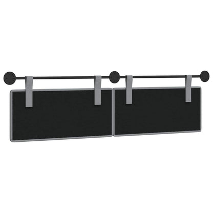 Hangend Hoofdeinde Lichtgrijs 190 x 55 x 5 cm Stof