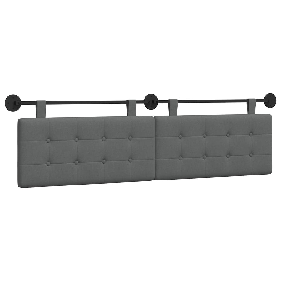 Hangend Hoofdeinde Donkergrijs 190 x 55 x 5 cm Stof