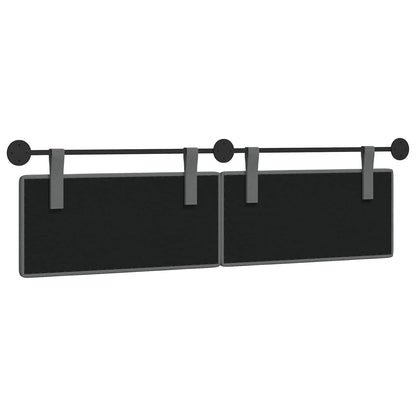 Hangend Hoofdeinde Donkergrijs 190 x 55 x 5 cm Stof
