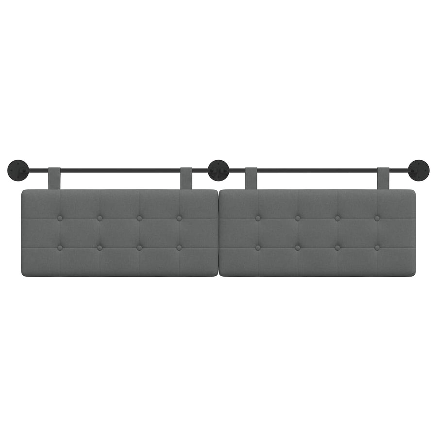 Hangend Hoofdeinde Donkergrijs 190 x 55 x 5 cm Stof