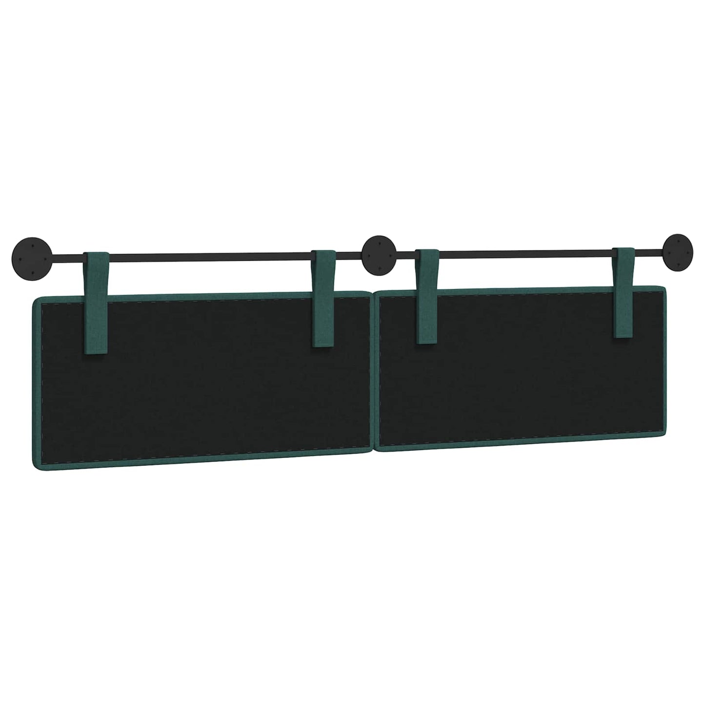 Hangend Hoofdeinde Donkergroen 190 x 55 x 5 cm Stof
