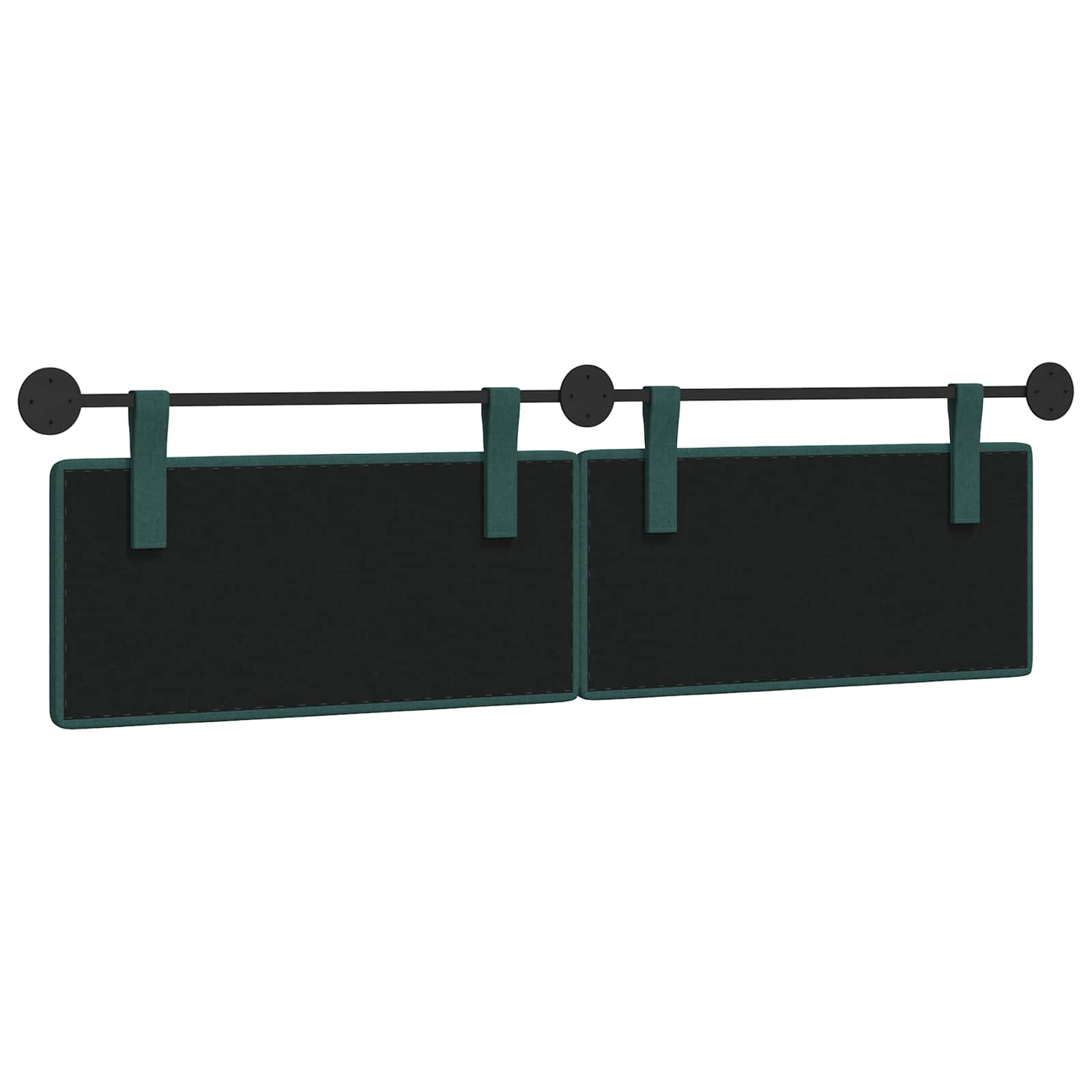 Hangend Hoofdeinde Donkergroen 190 x 55 x 5 cm Stof