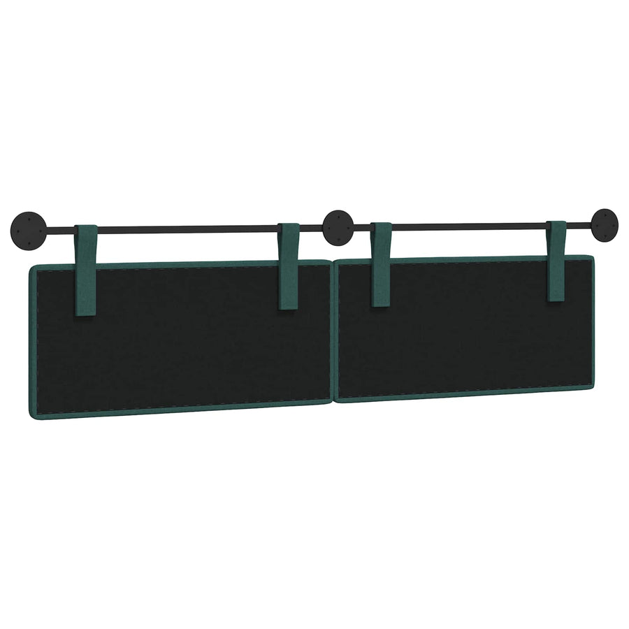 Hangend Hoofdeinde Donkergroen 190 x 55 x 5 cm Stof
