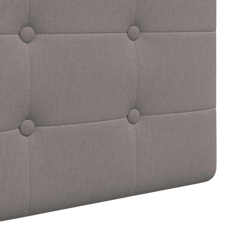 Hangend Hoofdeinde Wandgemonteerd Taupe 190 x 55 x 5 cm Stof