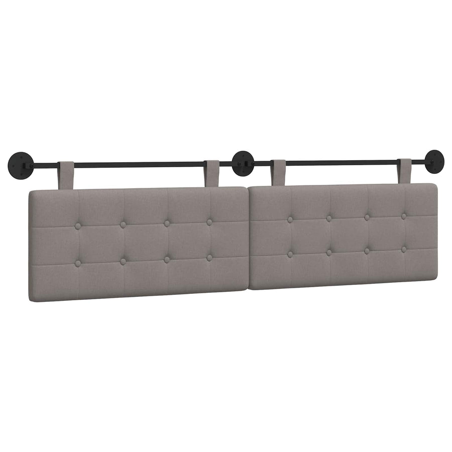 Hangend Hoofdeinde Wandgemonteerd Taupe 190 x 55 x 5 cm Stof