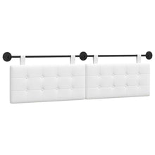 Hangend Hoofdeinde Wandgemonteerd Wit 190 x 55 x 5 cm Stof