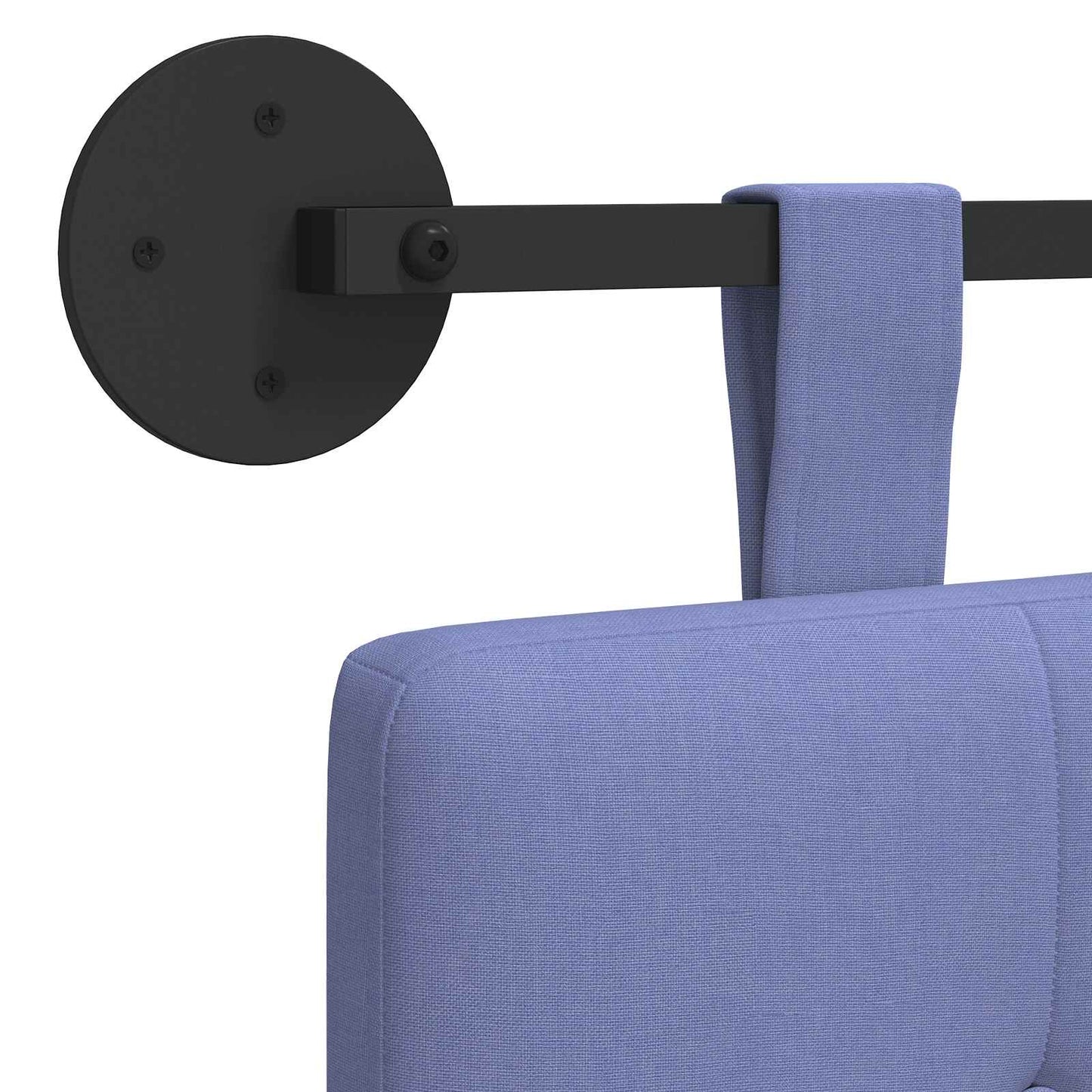 Hangend Hoofdeinde Jeans Blauw 190 x 55 x 5 cm Stof