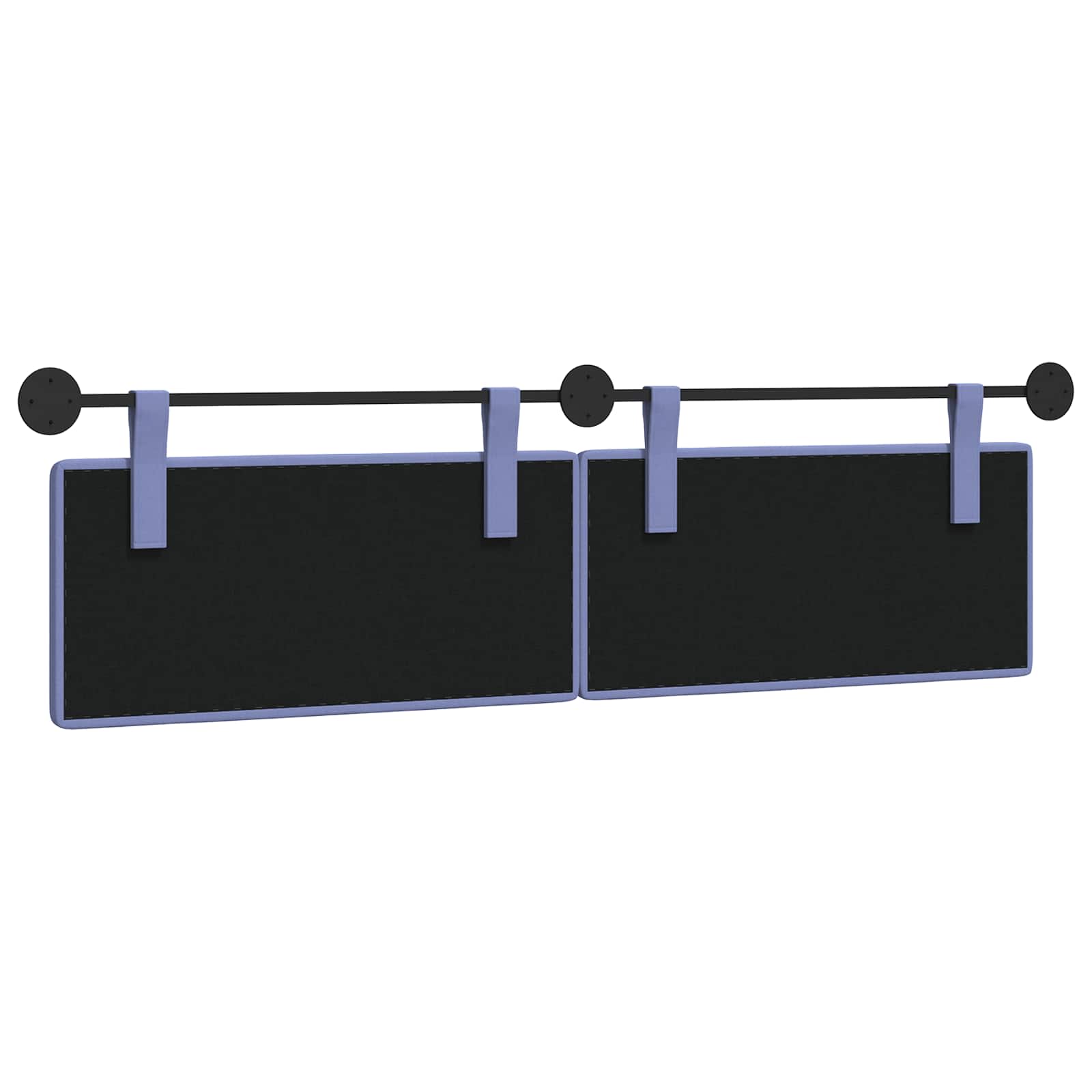 Hangend Hoofdeinde Jeans Blauw 190 x 55 x 5 cm Stof