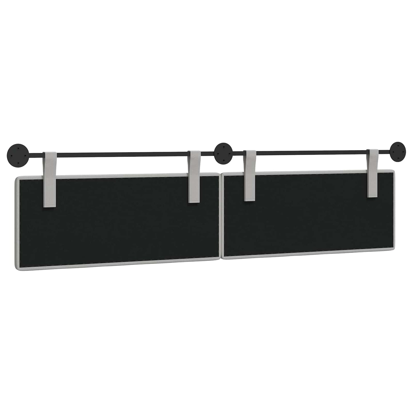 Hangend Hoofdeinde Wandgemonteerd Wolkengrijs 210 x 55 x 5 cm